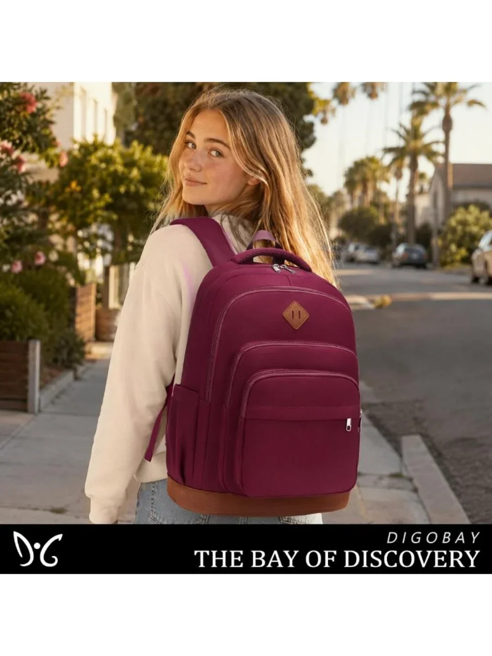 Stylish Girls' 3-Piece Backpack Set with Lunch Bag & Pencil Case - Perfect for